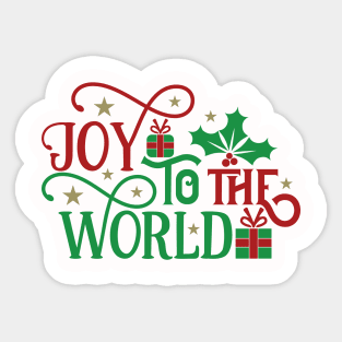 Joy to the world Sticker